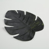 1014698 Placemal Blatt,Floral,Black plastic