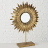 2006338 Mirror Oro, Standing mirror, H 61 cm, W 12 cm, Iron, Clear glass