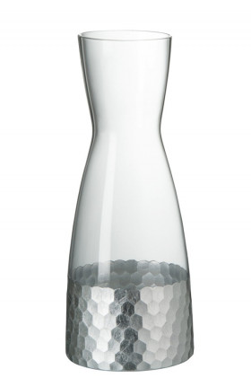 Decanter Water Glass Transparent/Silver